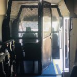 Prisoner Transport van interior caged door
